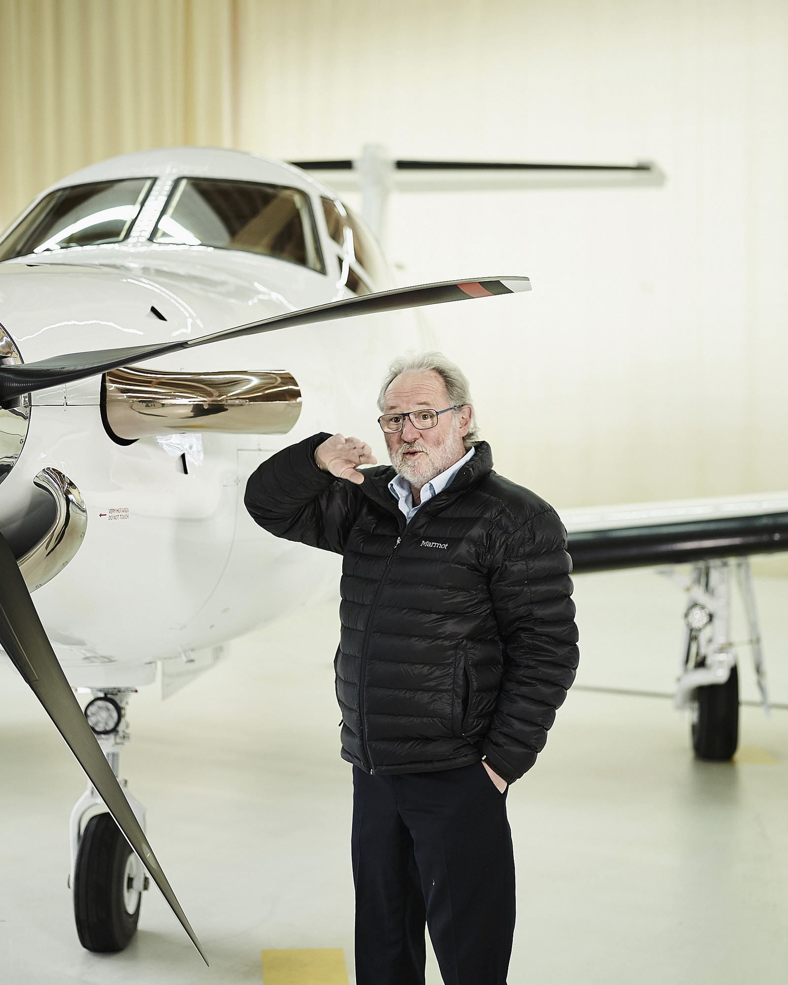 Oskar Schwenk, Präsident der Pilatus Aircraft Ltd.