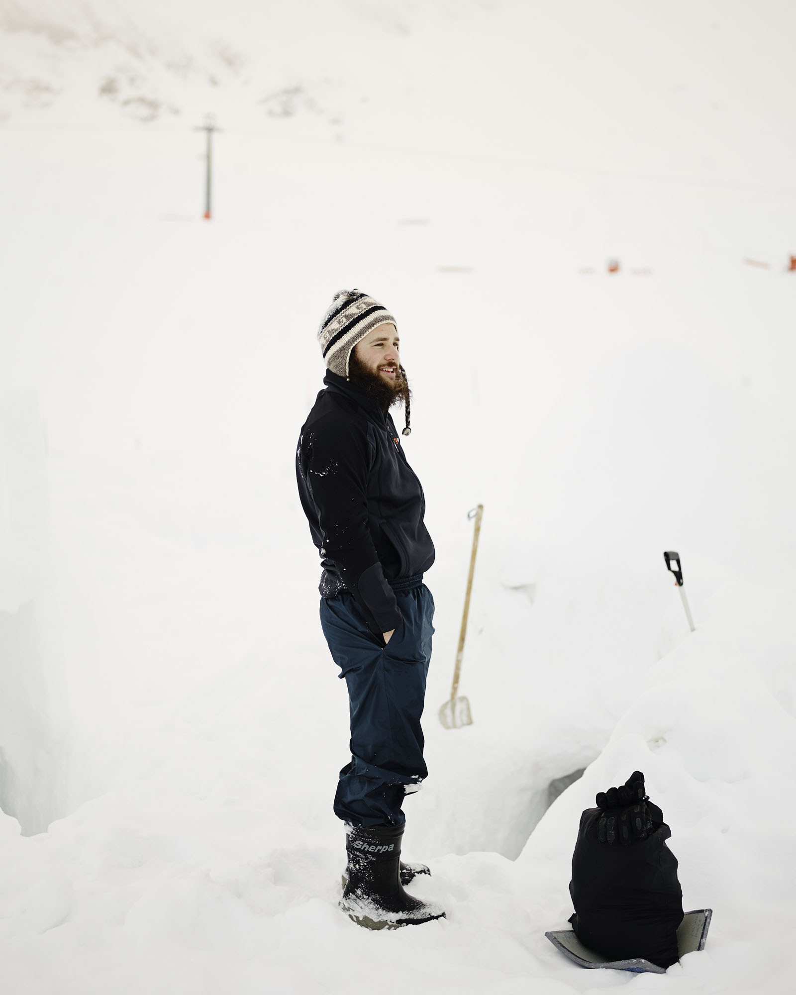 Iglubau Melchsee-Frutt, Serie für das Via Magazin der SBB