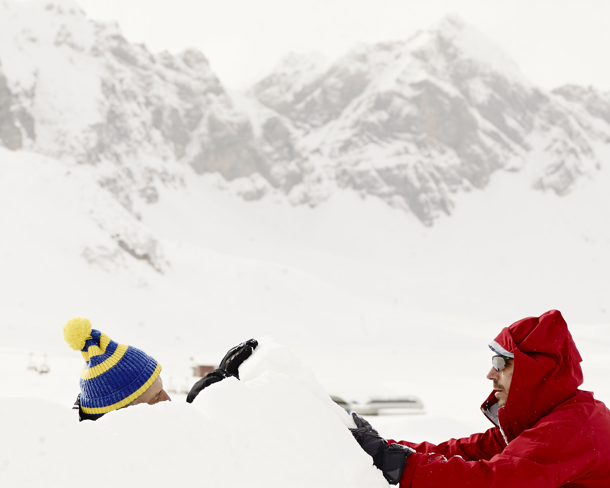 Iglubau Melchsee-Frutt, Serie für das Via Magazin der SBB