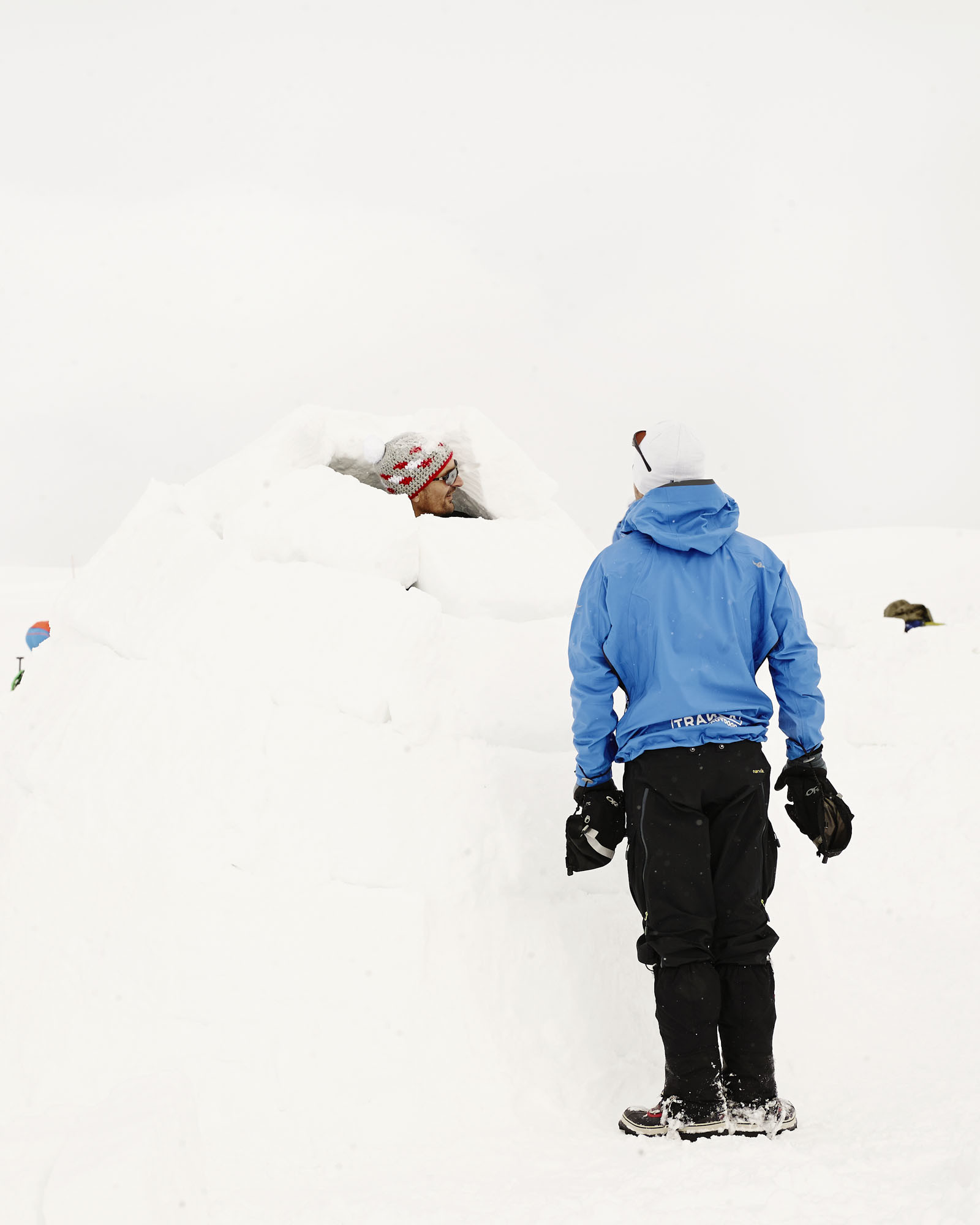 Iglubau Melchsee-Frutt, Serie für das Via Magazin der SBB