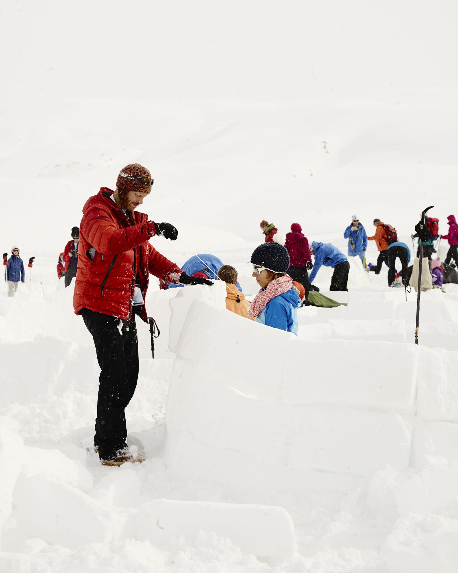 Iglubau Melchsee-Frutt, Serie für das Via Magazin der SBB
