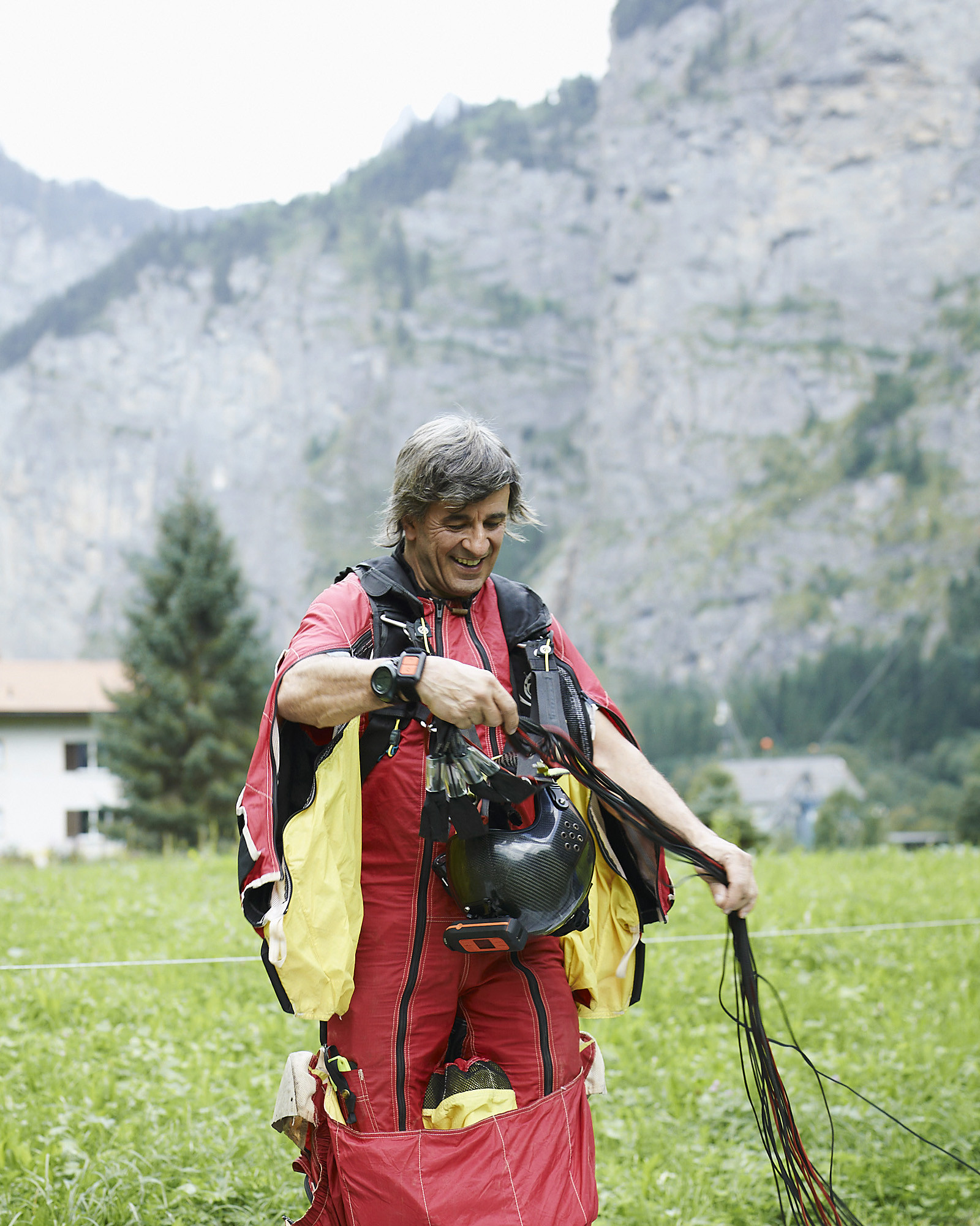 Basejumper in Lauterbrunnen BE