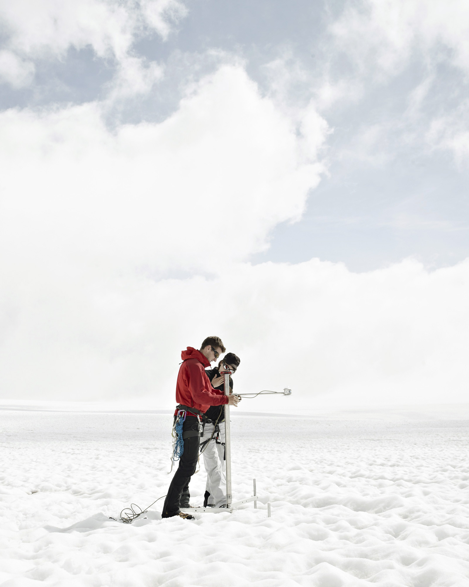 Paul Scherrer Institut, Labor für Radio und Umweltchemie auf dem Plaint- Morte Gletscher