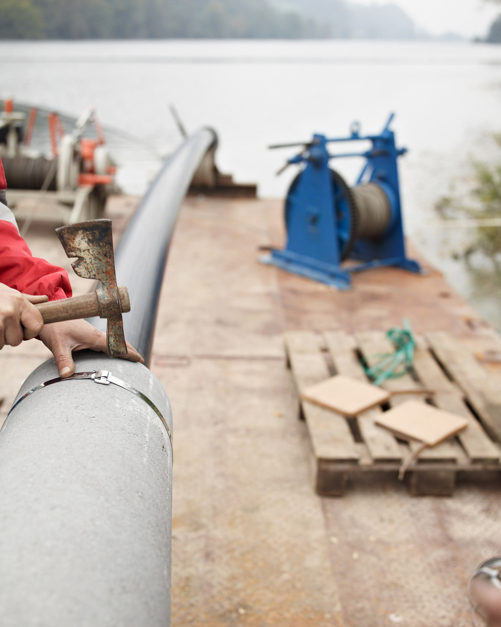 CKW, Stromleitungsverlegung im Rotsee