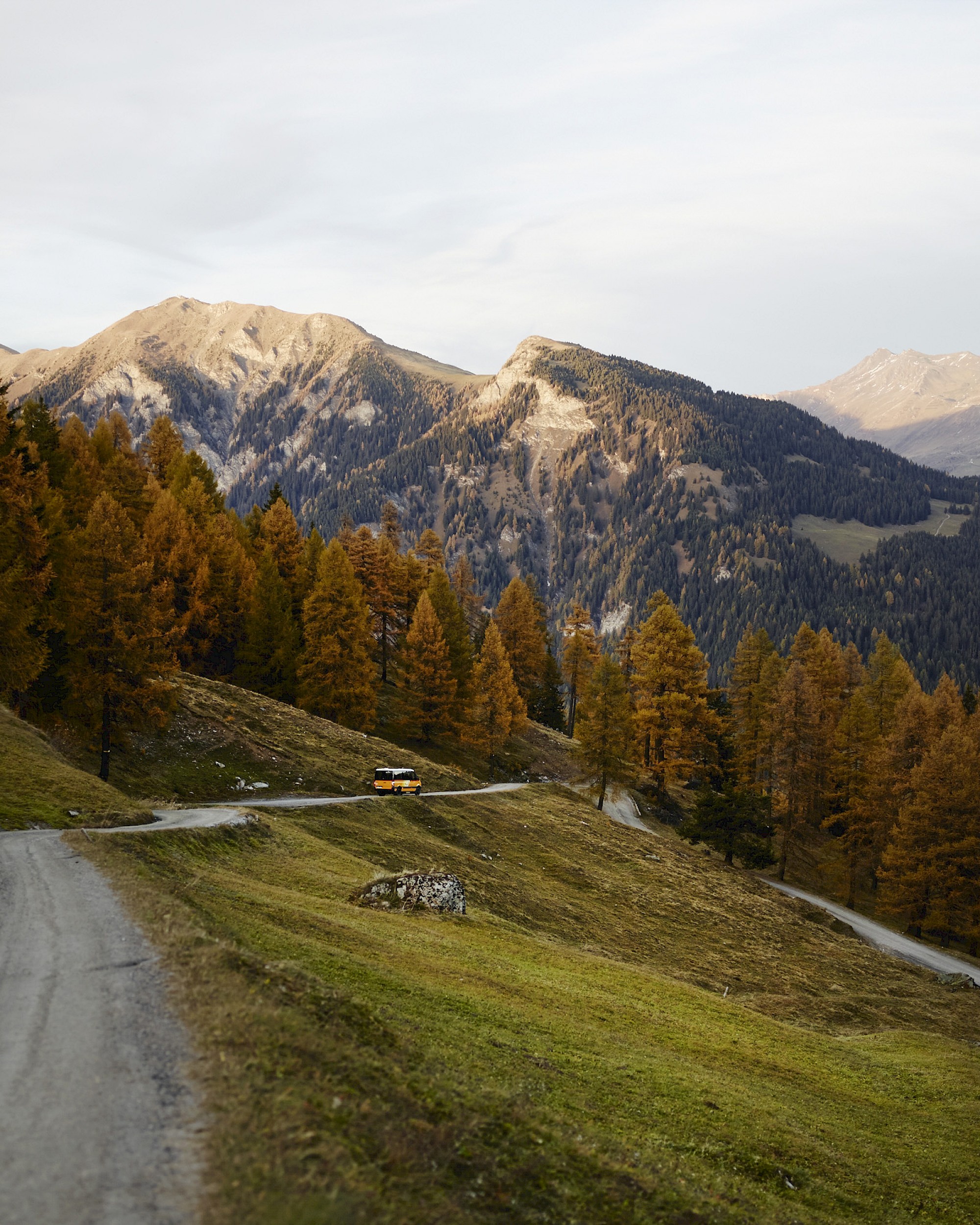 Andrea Elsa, Postauto-Fahrer für das UBS Magazin