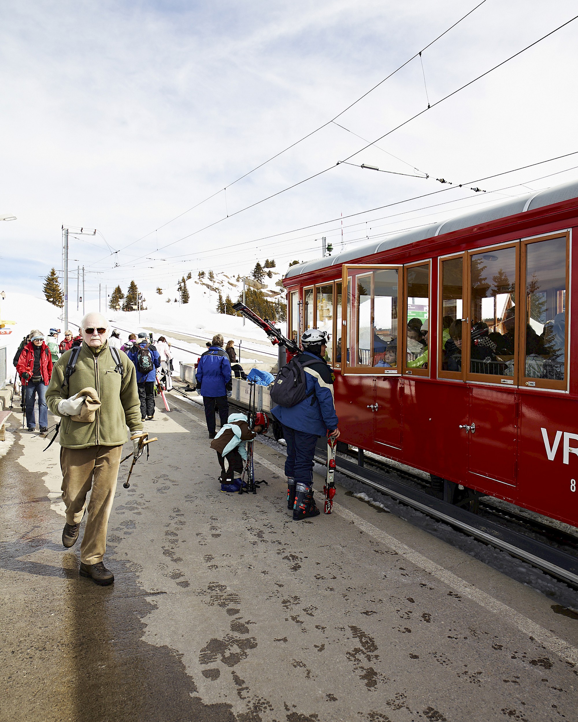 Luzern und Umgebung im Winter für das Merian Reisemagazin