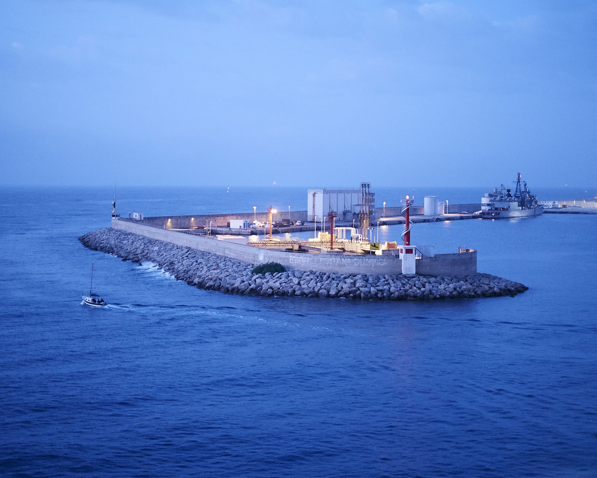 Blaue Ankunft in Palma, Freie Arbeit